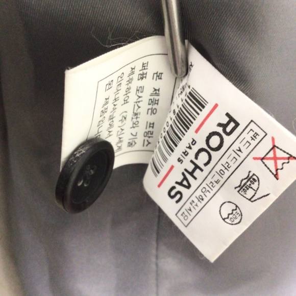 Rochas wool flannel jacket grey - Picture 8 of 10